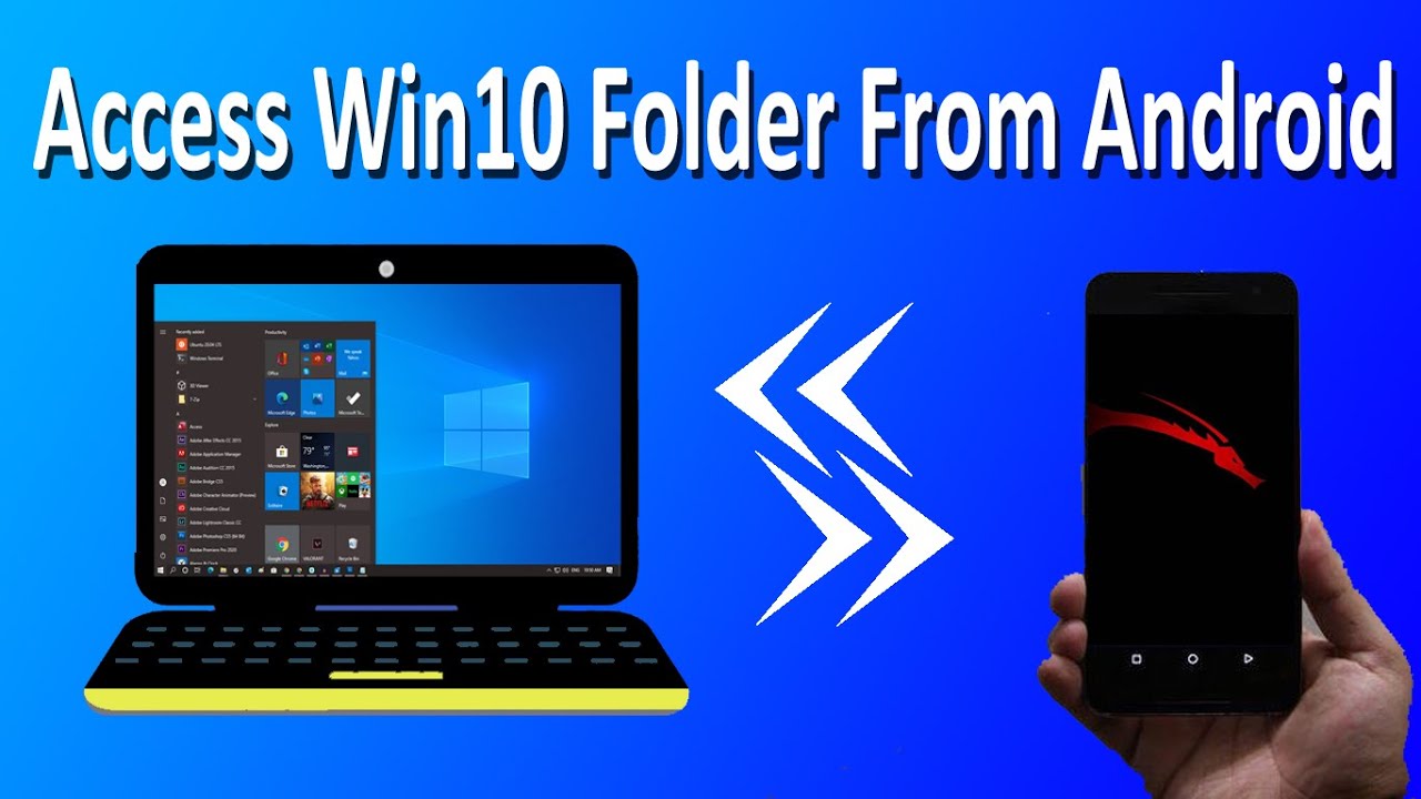 Как получить доступ к папкам и файлам Windows 10 с мобильного устройства Android