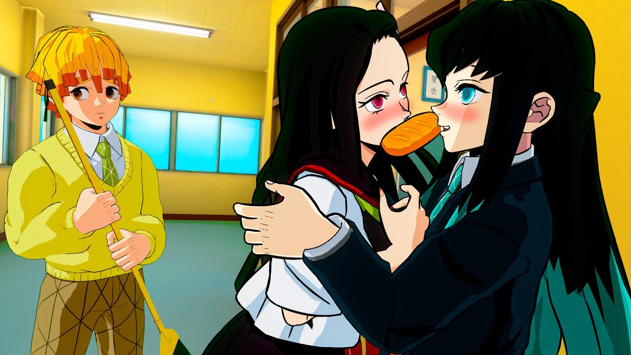 TOKITO e NEZUKO fugiram JUNTOS da ESCOLA??? no Demon slayer Vr!!