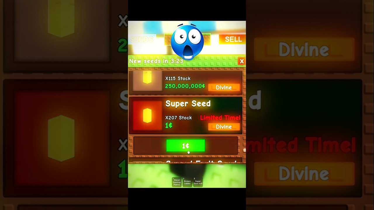This Shop Gave Me Vibes 😭 Grow A Garden FANMADE #shorts #roblox #growagarden