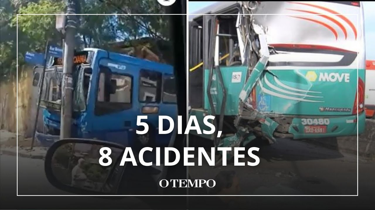 Relembre acidentes recentes envolvendo ônibus em Belo Horizonte