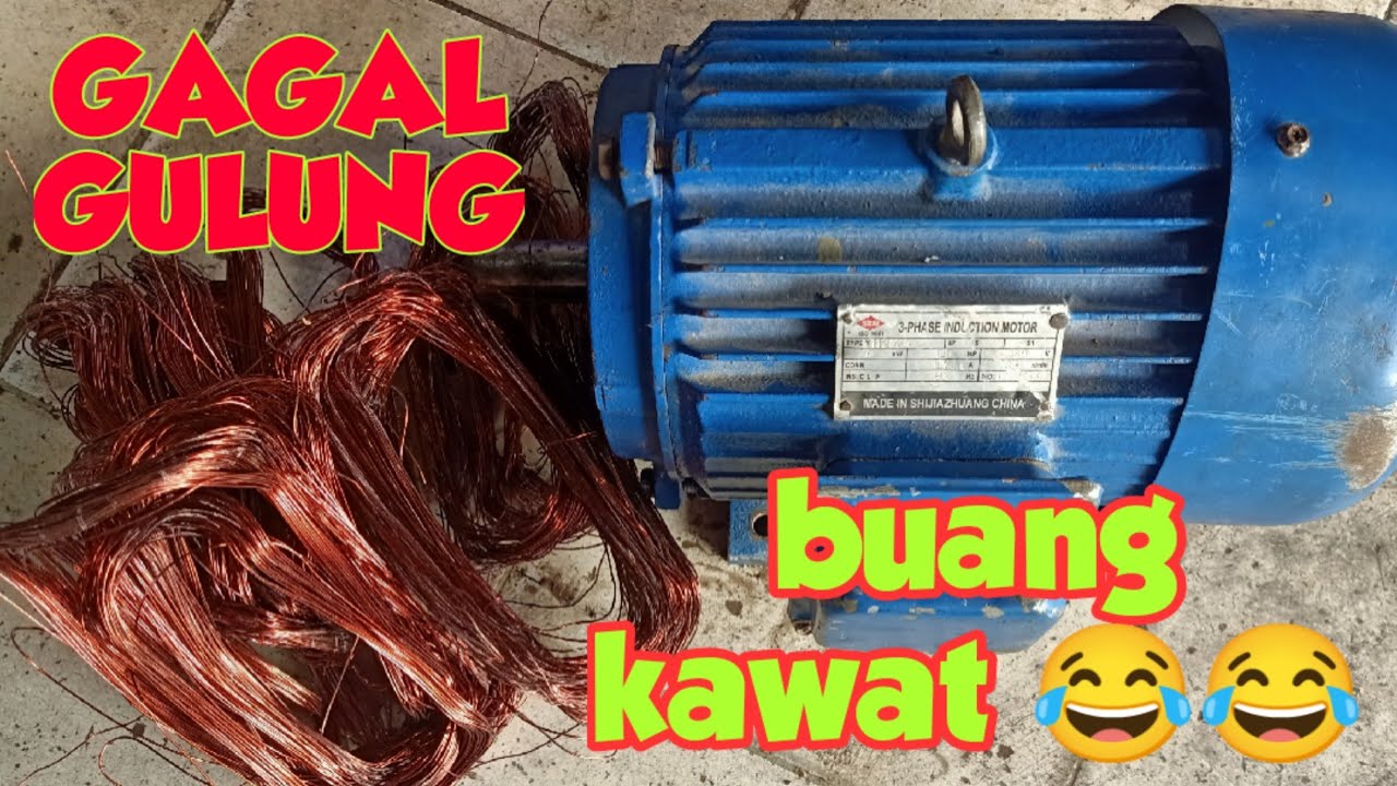 cara gulung ulang motor 3phase