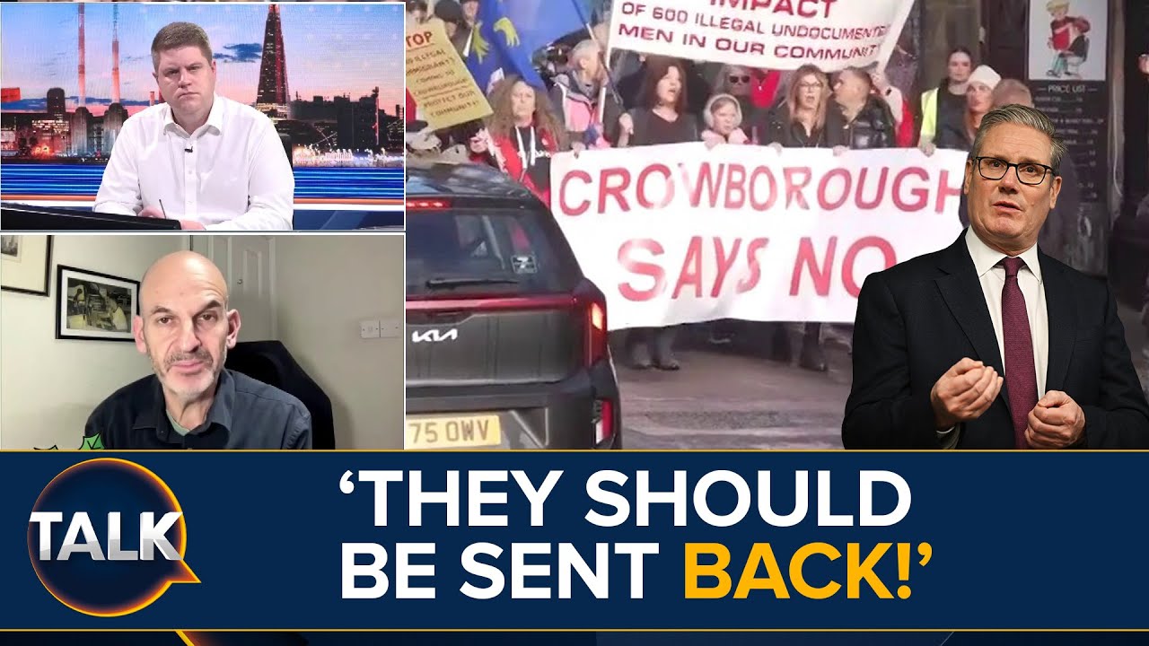 &lsquo;They Are SCARED&rsquo; | 1,500 Protest As Home Office Pushes Ahead With Migrant Barracks In Crowborough