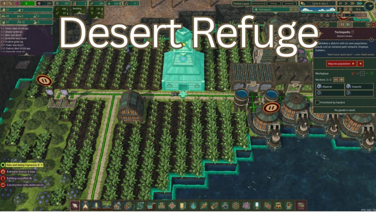 Ironteeth Rehabilitation Program - Timberborn Oasis Techopolis 1