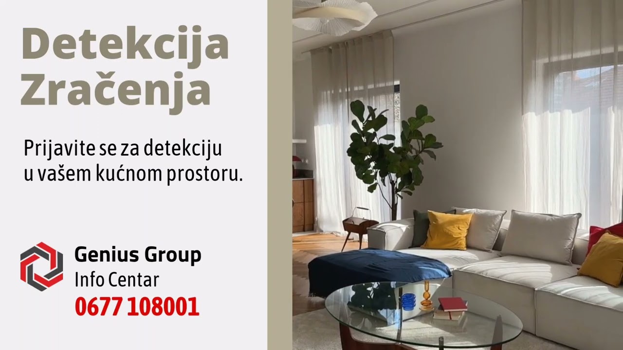 Detekcija štetnog zračenja u kući