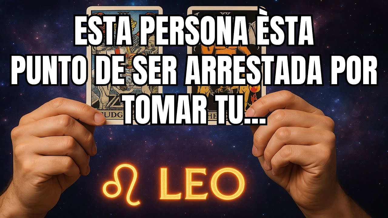 LEO♌️💥Dios está tratando de salvarte de un hombre. El nombre te sorprenderá... #tarot