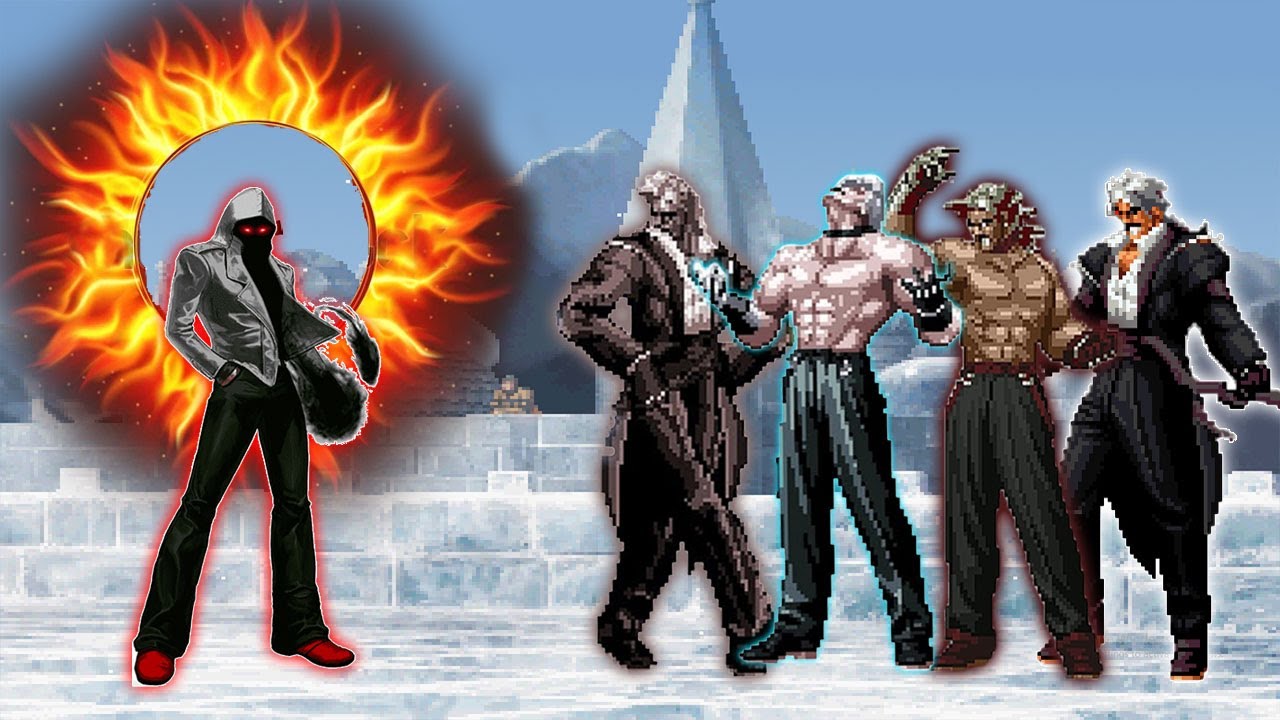 [Mugen KOF] Neo Kyo Vs Ultimated Bosses Rugal Bernstein Team