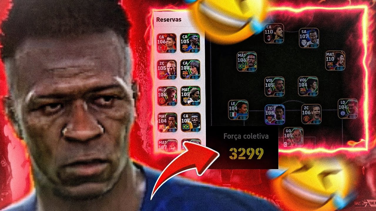 JOGUEI CONTRA O TIME MAIS FORTE DO EFOOTBALL E OLHA NO QUE DEU KKKKKKKKKKKKKKKKKKKK