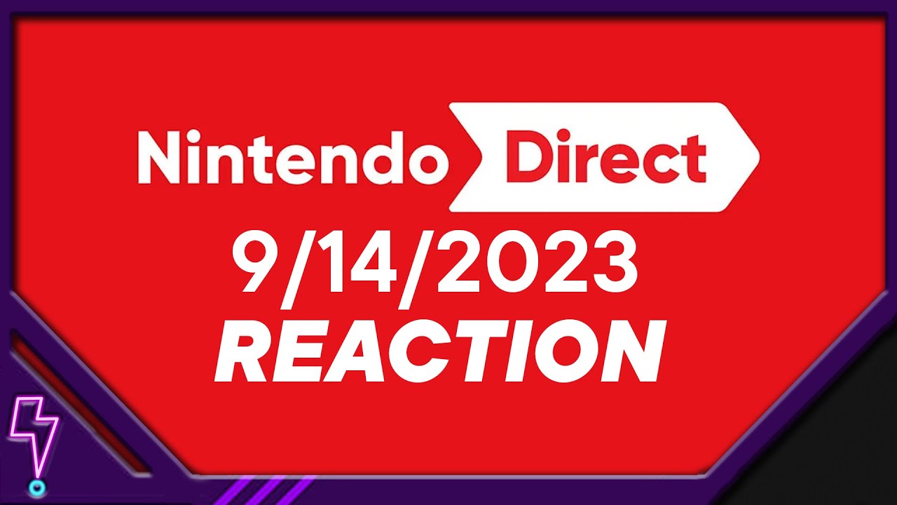 РЕАКЦИЯ Nintendo Direct — 14 сентября 2023 г.