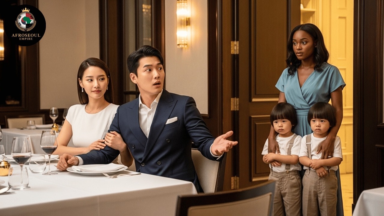 The Korean Mafia Boss Showed Off His New Girlfriend at Dinner—Then His Ex Entered with Twins Truth!!