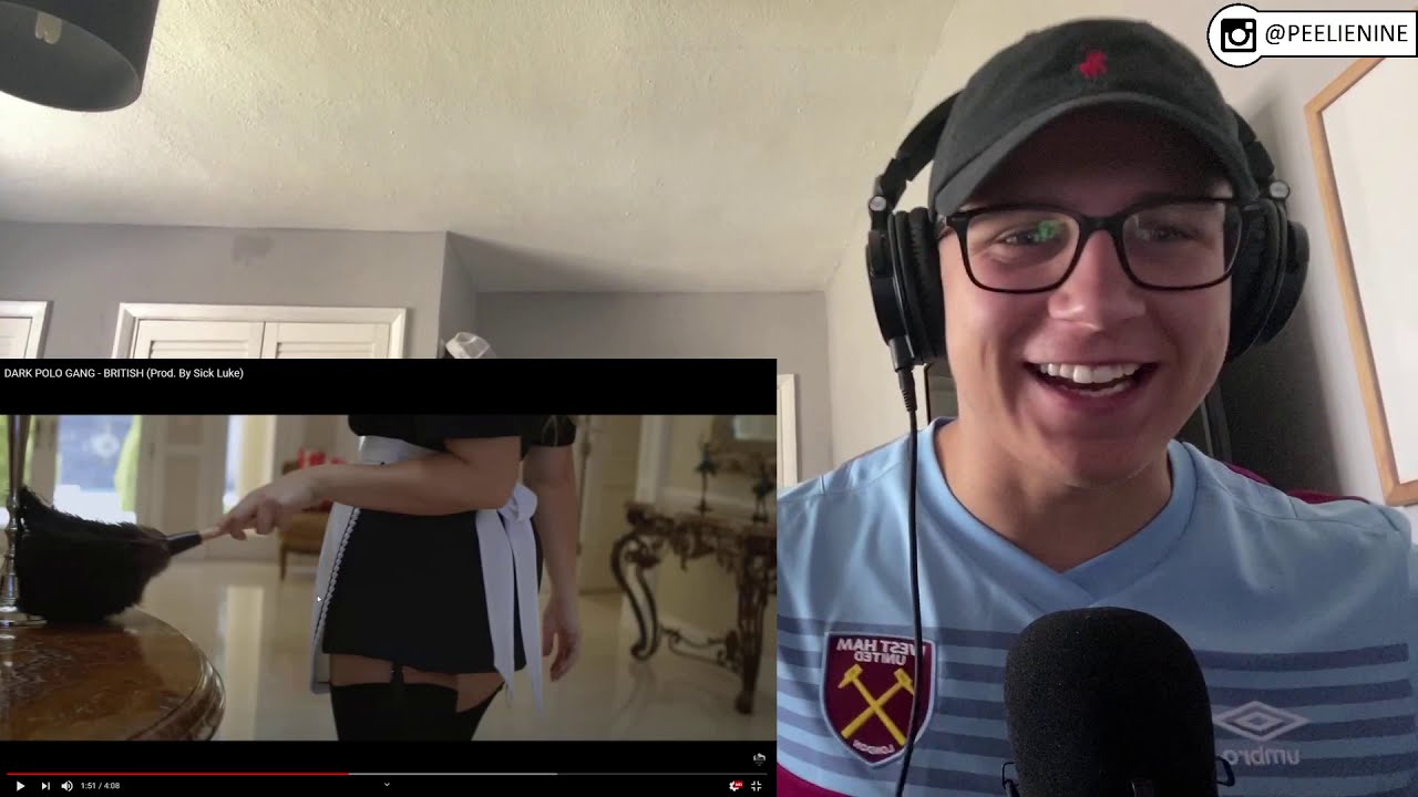 BRITISH MAN REACTS to BRITISH by DARK POLO GANG (COPYRIGHTED)