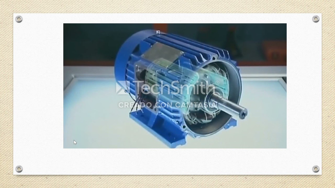 Principio de funcionamiento de motor s&iacute;ncrono