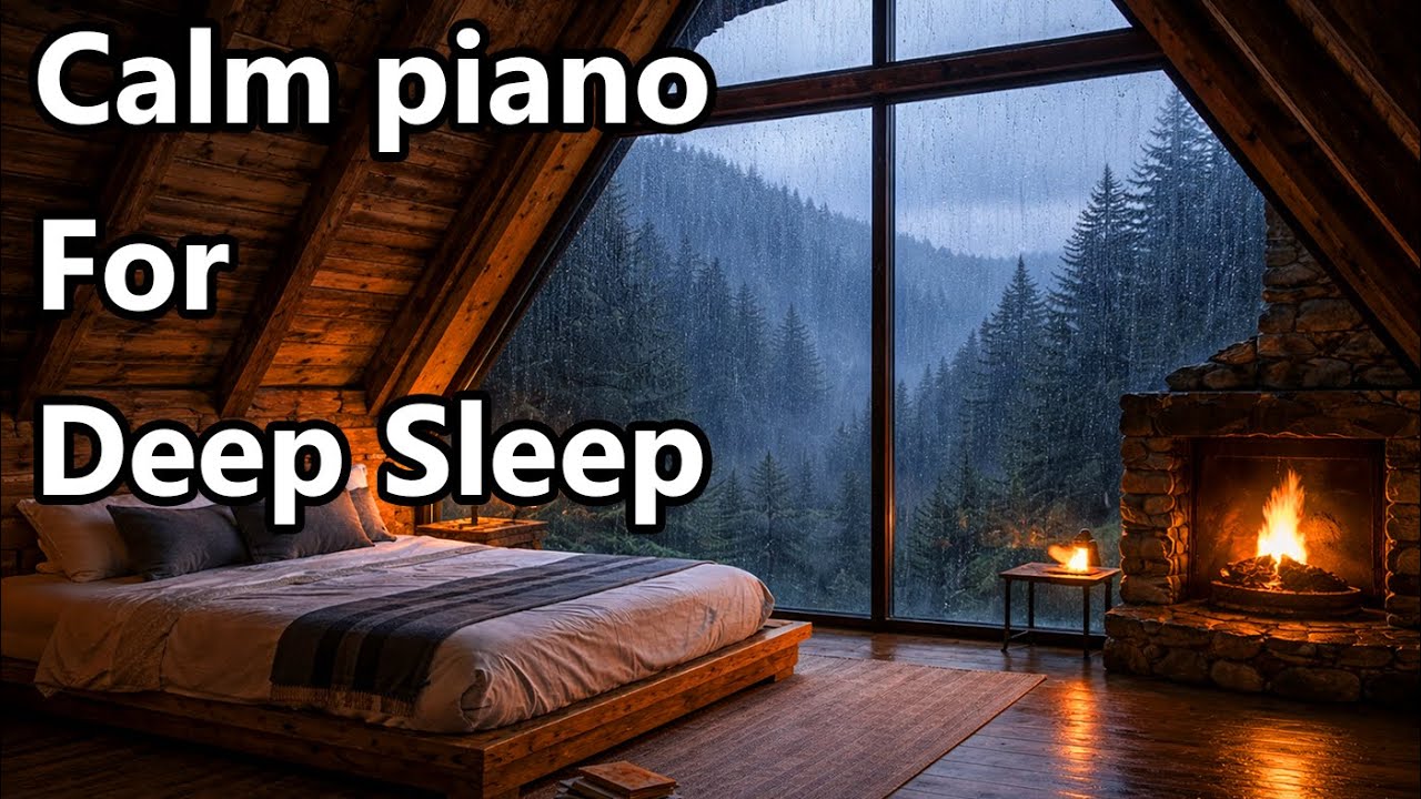 Sleep Piano Music For Emotional Rest | 就寝前のゆっくりしたピアノサウンド