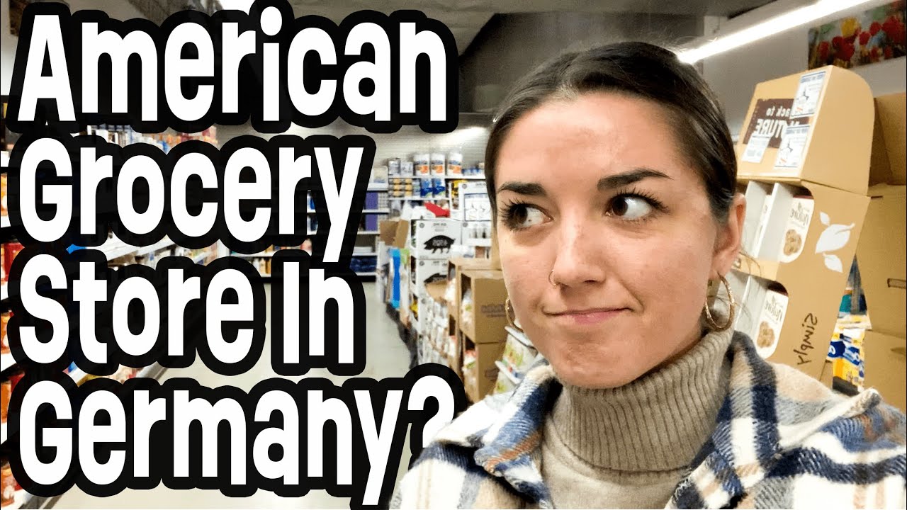 COMMISSARY vs. GERMAN GROCERY STORE in Wiesbaden, Germany | Foods We Can't Find in Germany