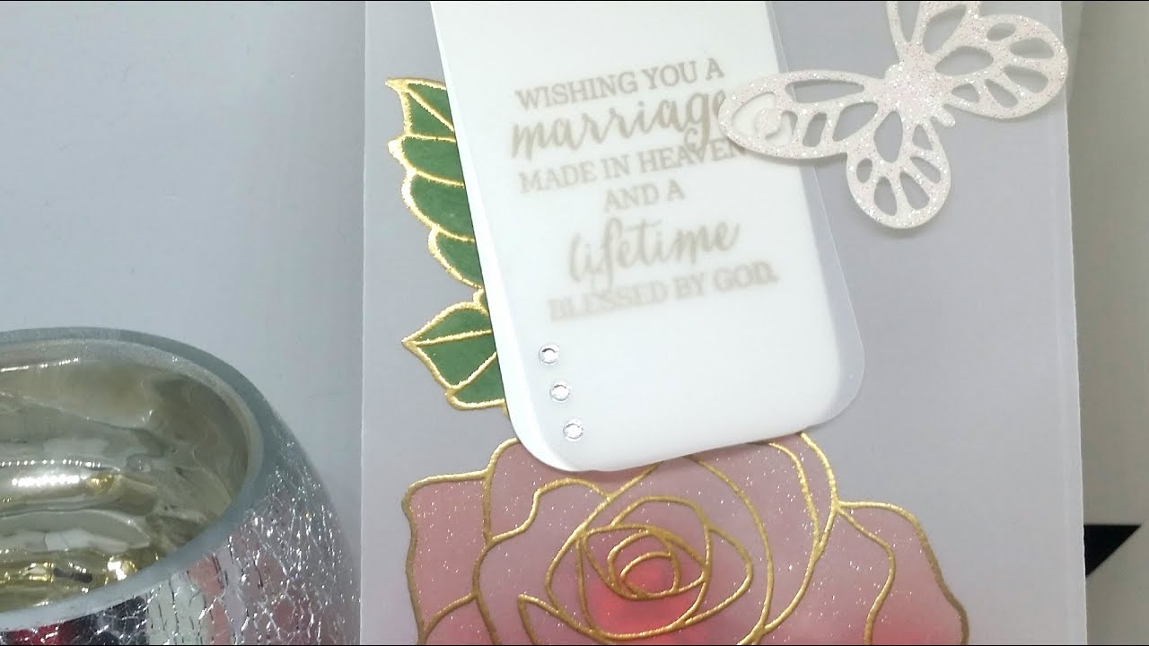 Beautiful Stained Glass Effect Vellum Gift Bag