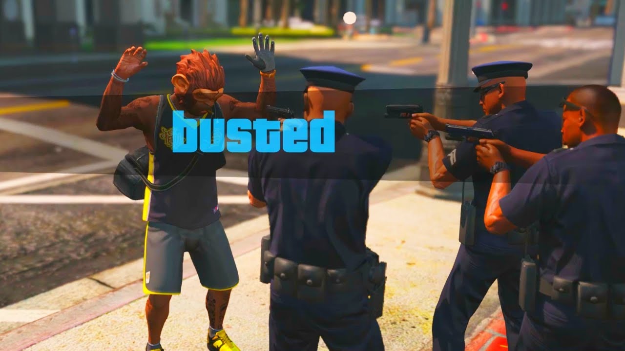 GTA 5 Dumb Ways To Get Busted #2 (GTA V Busted Moments)