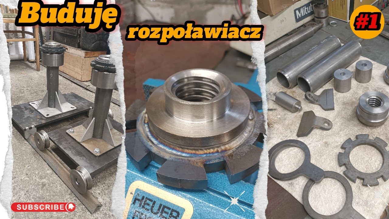 Buduję wózki do rozpoławiania ciągników, lewarki od podstaw cz.1