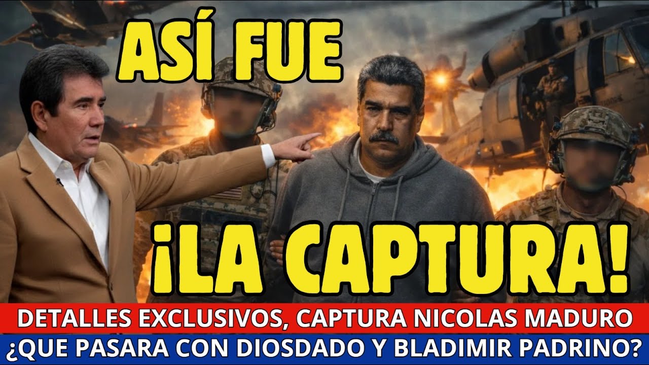 Detalles inéditos de la Operación que Termino con la Captura de NICOLAS MADURO con  LUIS QUIÑONEZ