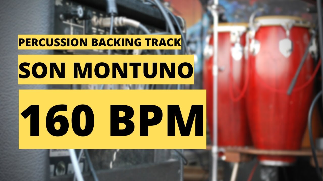 Son Montuno Backing Track | Percussion Metronome | 160 BPM