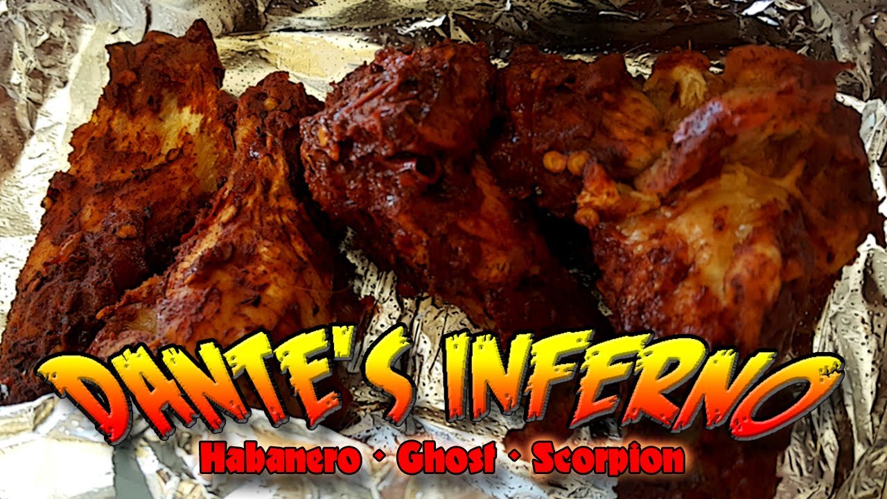 DANTE'S INFERNO WING CHALLENGE *HABANERO/GHOST PEPPER/TRINIDAD SCORPION* │A Pizza Heaven