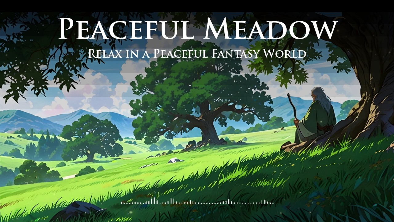 Fantasy World Escape | Peaceful Medieval Ambience With Flute & Forest Rain
