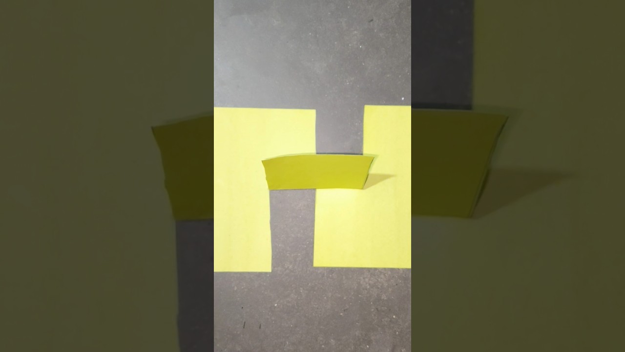 How to make paper cutting magic trick 🤗 || Paper cutting magic trick 