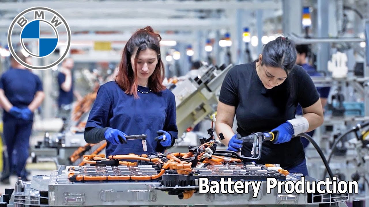 BMW Battery production - Full assembly line