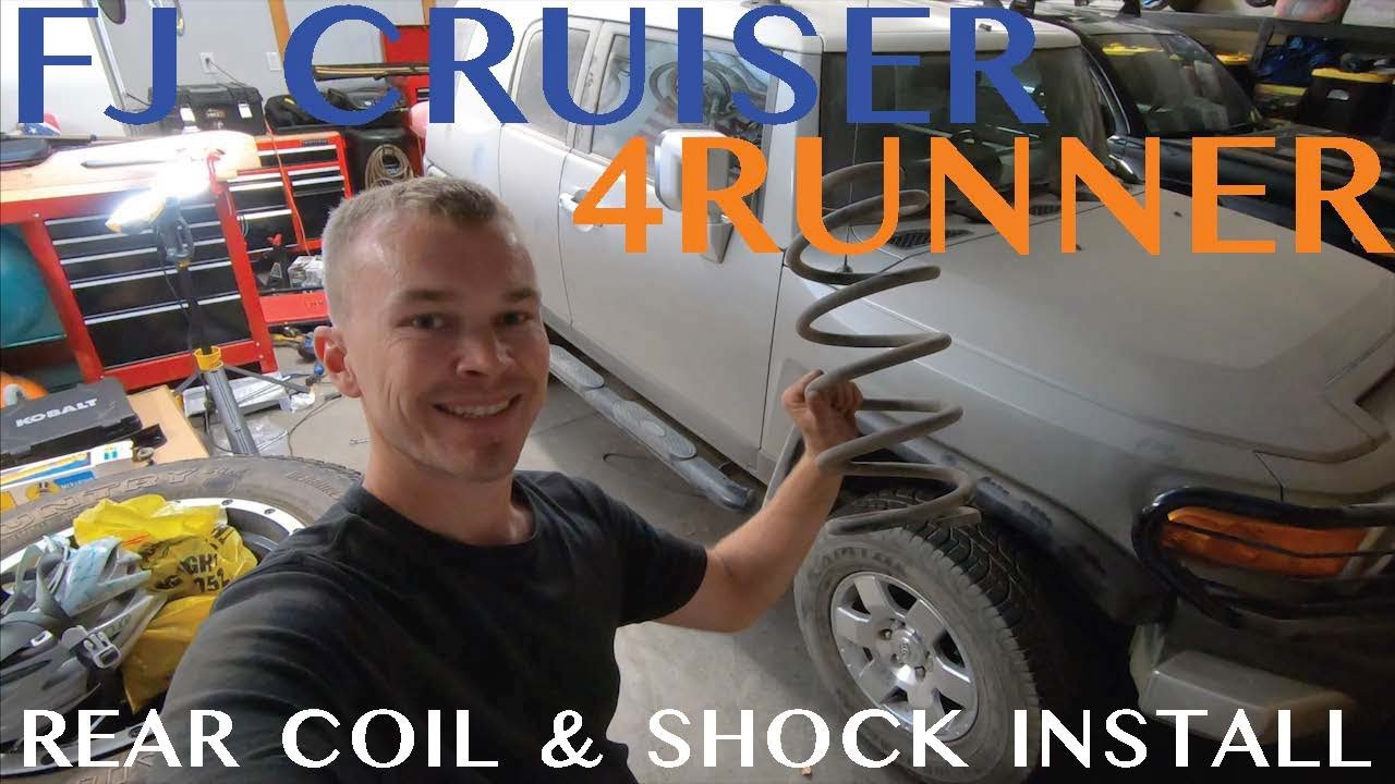 Установка задней пружины и амортизатора FJ Cruiser и 4Runner Bilstein b12 и 5100