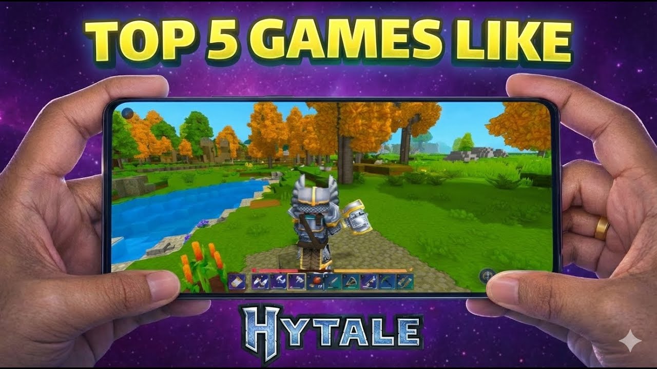 Top 5 games like Hytale.