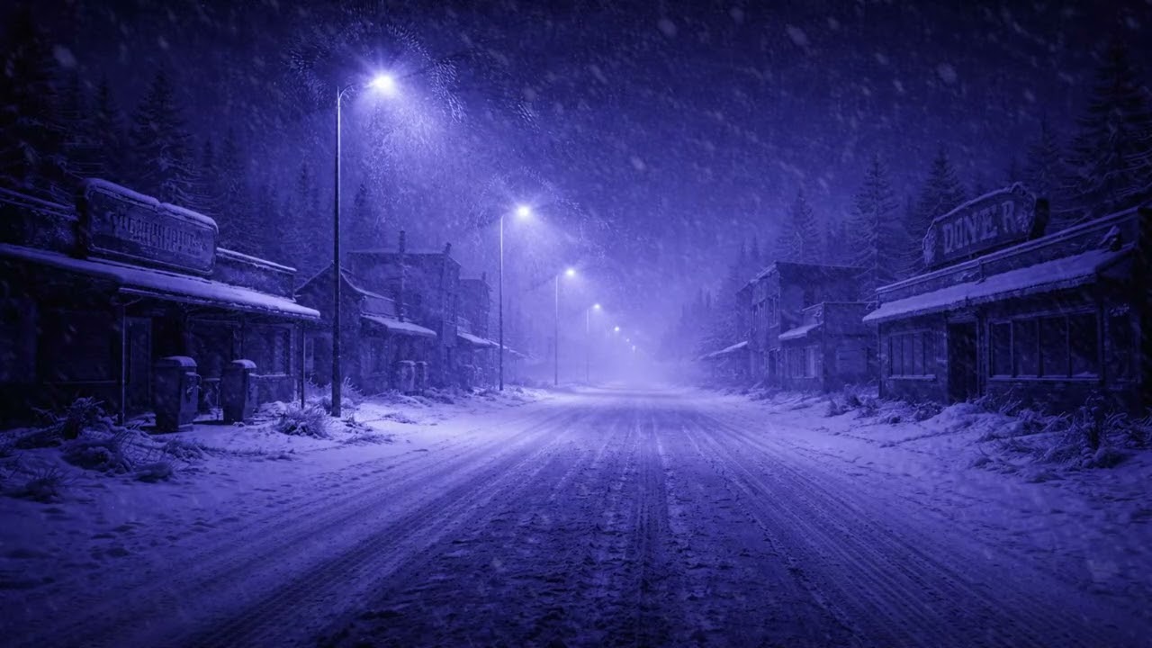 winter snow for sleep - 3 Hours of relaxing calm vibes