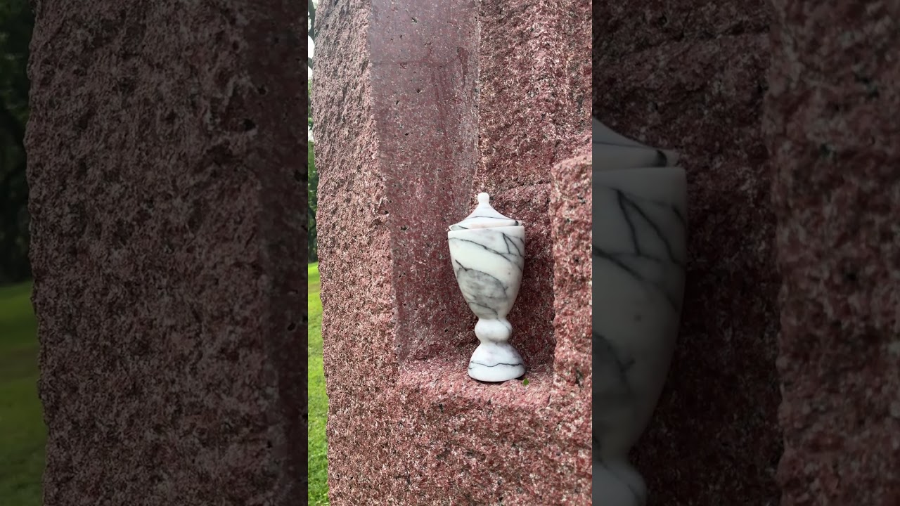 Eternal Rest Collection: Marble Memorial Urn