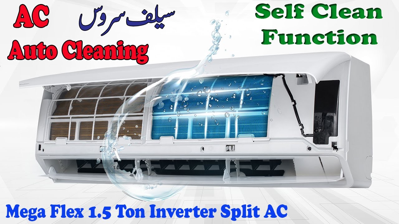 Dawlance Mega Flex DC Inverter Split AC Auto Clean Self Service Function