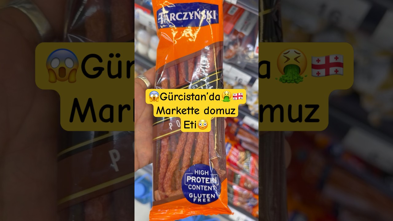 Gürcistan’da domuz ürünü🤮🤢🤮