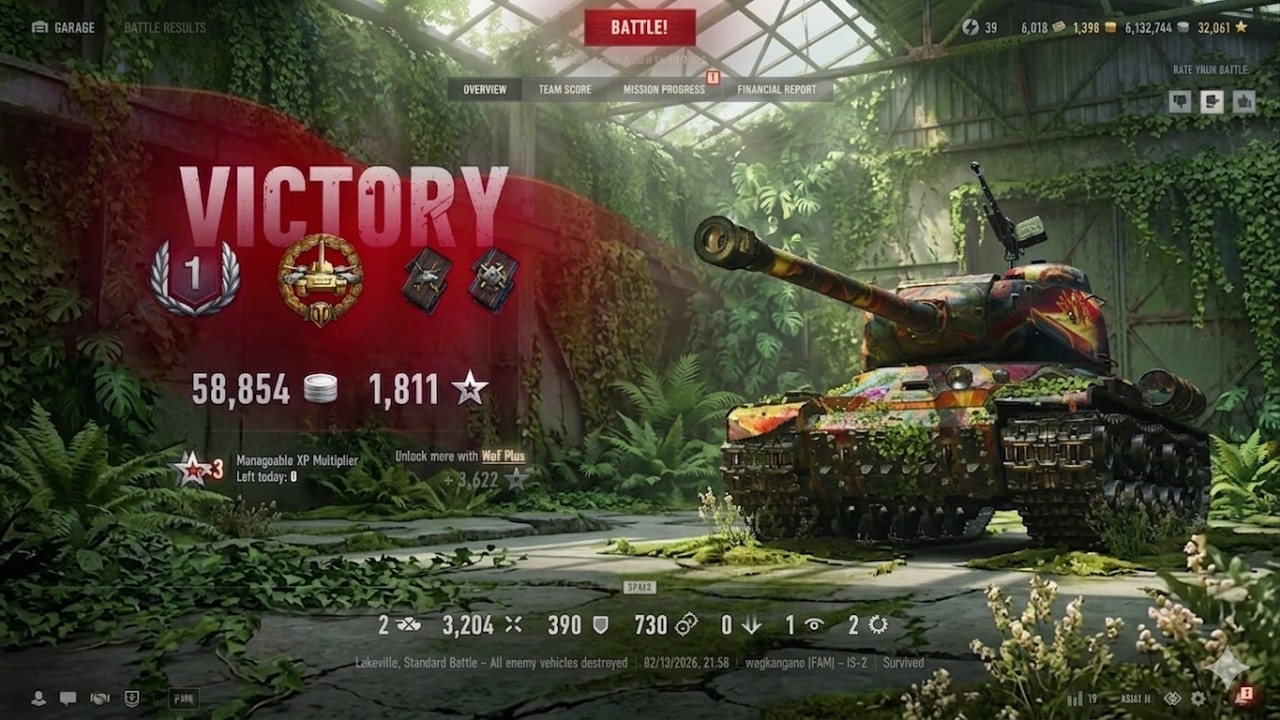 IS-2 • 3.2K DMG • Full Gameplay