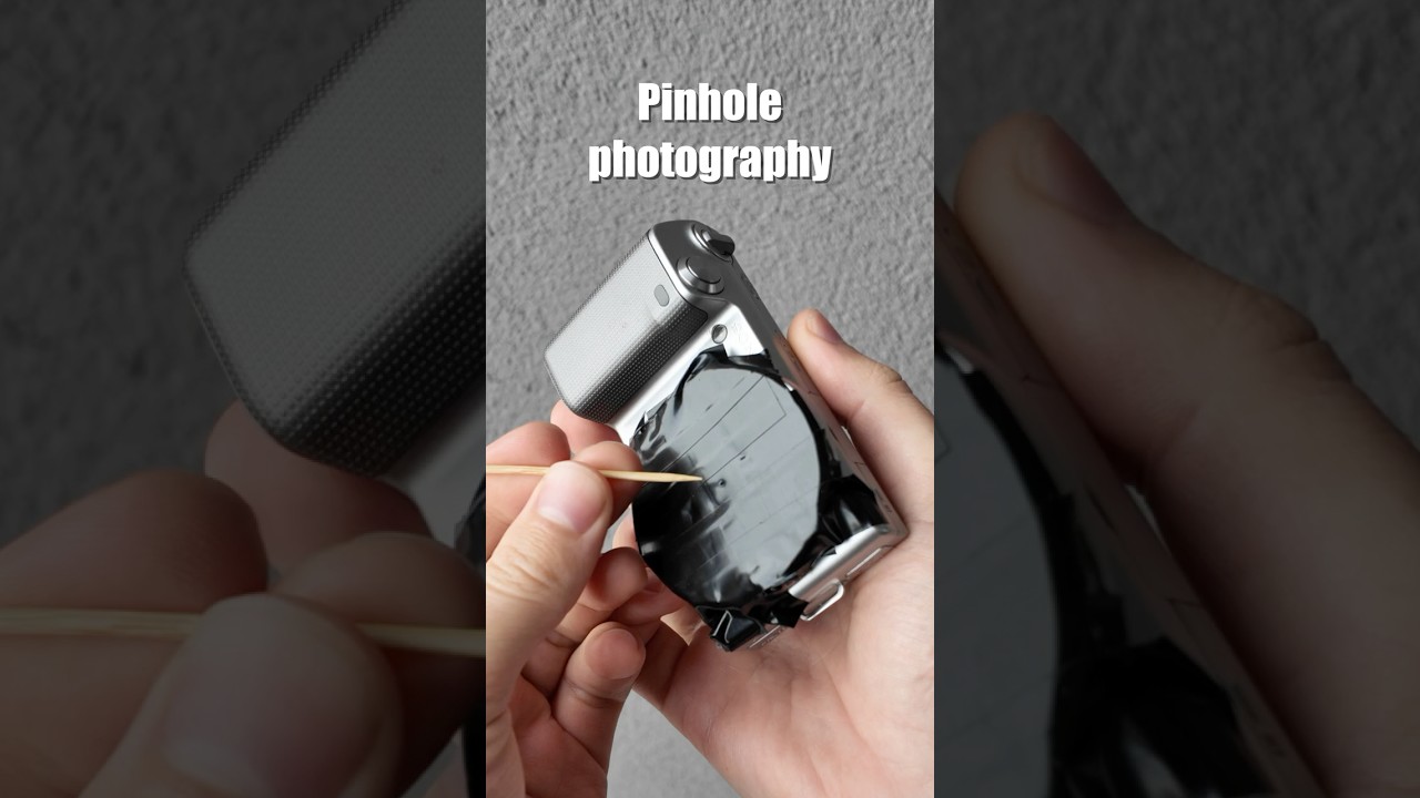 Lensless photography: digital pinhole camera