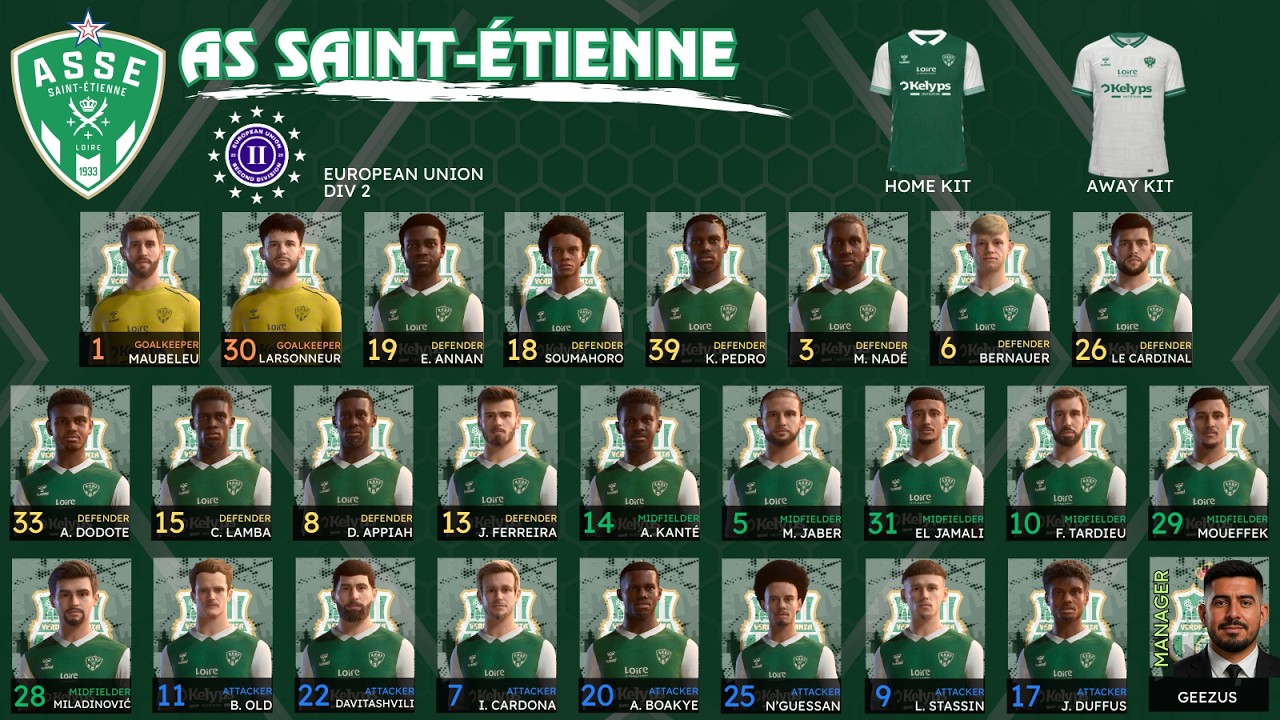 AS Saint-Étienne @ Viking EUFL2 GW3