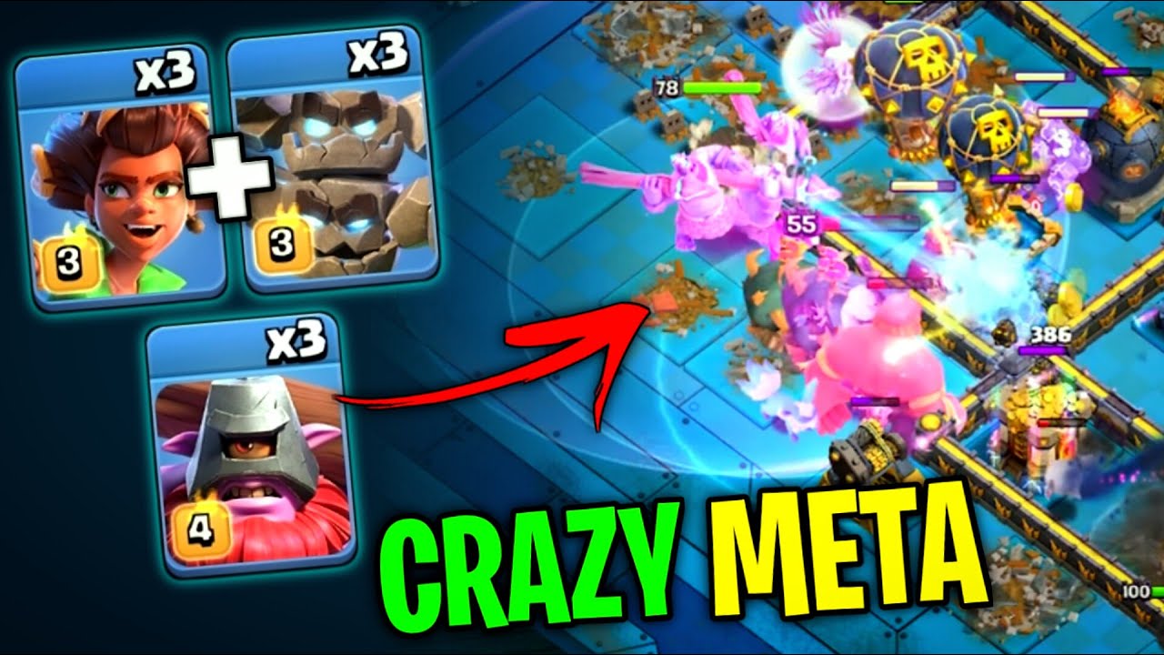 Meteor Golem Spam With Root Rider + Thrower is More than Stronger | Rc Charge with This strategy