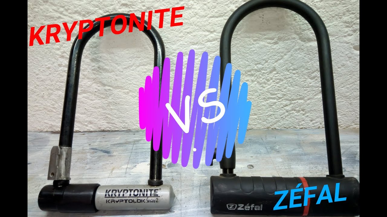 U lock Kryptonite Vs Zéfal  ☞ a MUERTE
