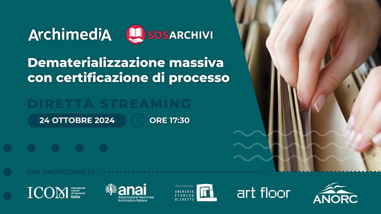 Dematerializzazione massiva con certificazione di processo