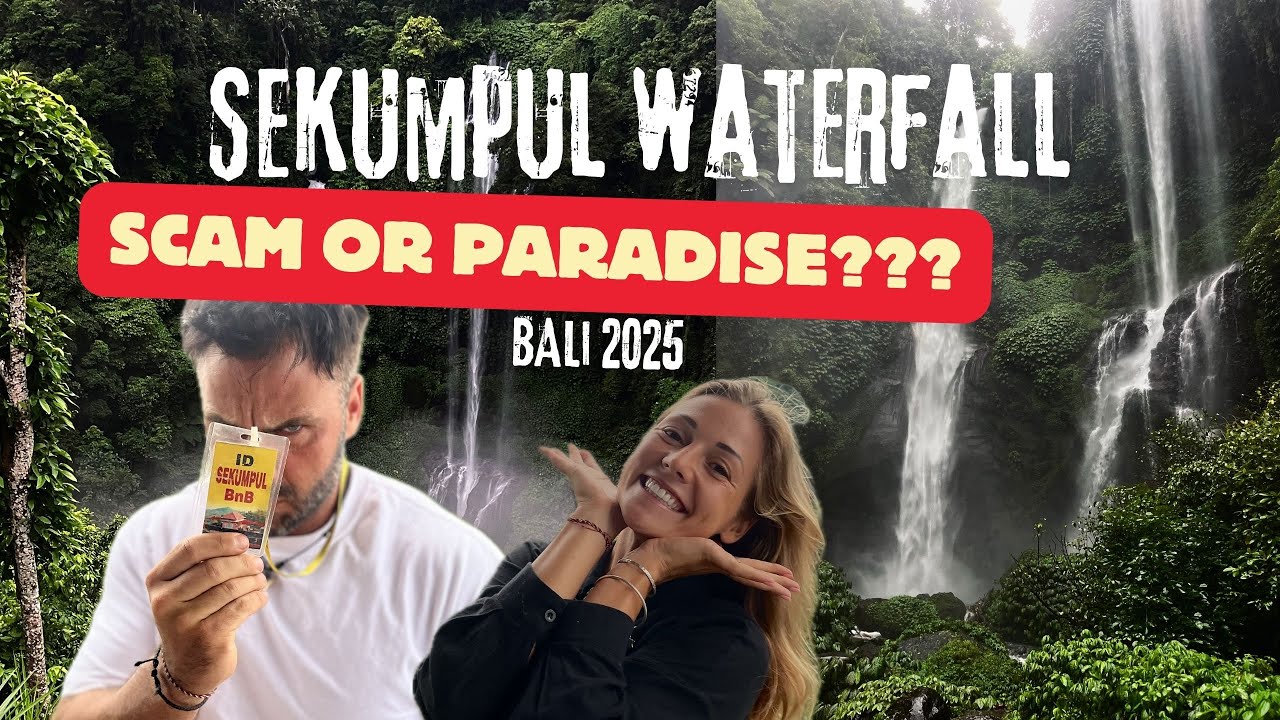 Sekumpul. Best and most beautiful  waterfall in Bali? Is there still scammers?