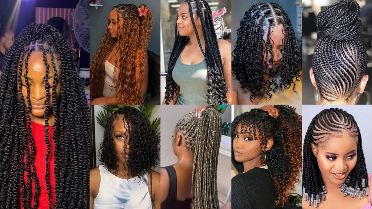💯💖 CUTE BRAIDS HAIRSTYLES FOR BLACK LADIES | CORNROW BRAIDS STYLES 2026 | BRAID STYLES