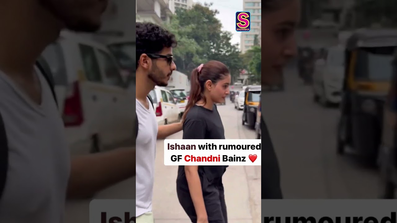 Ishaan Khattar papped with his rumoured girlfriend, the most chill couple seen. Watch!&nbsp;😎
