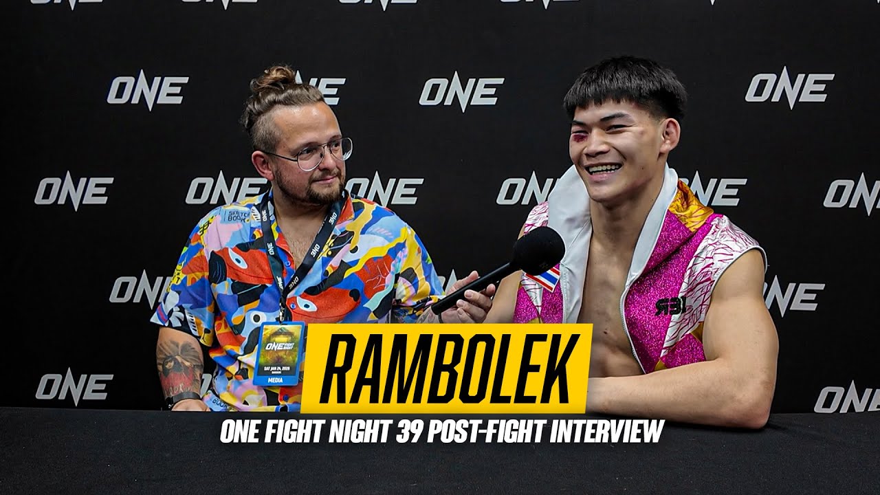 Rambolek reacts to Dayakaev KO, wants Nabil or Haggerty | ONE Fight Night 39