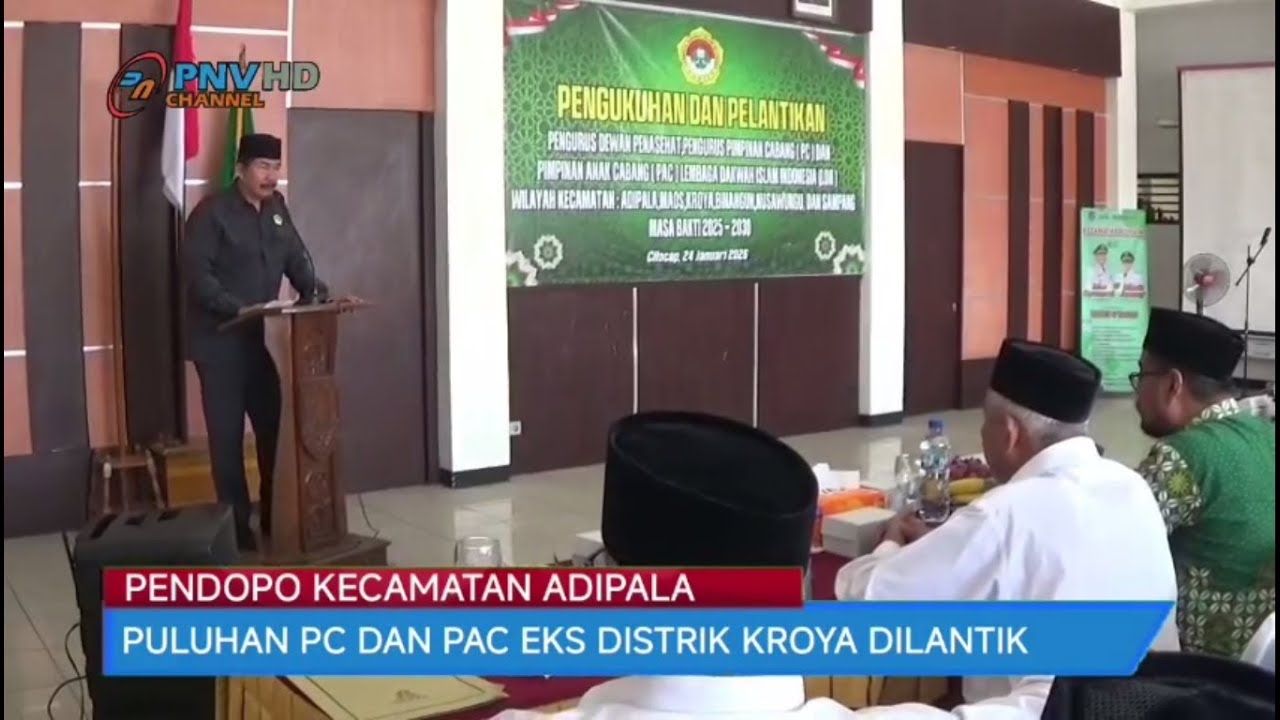 PULUHAN PC & PAC EKS DISTRIK KROYA DILANTIK #pnvchannel #ldiinews #cilacap