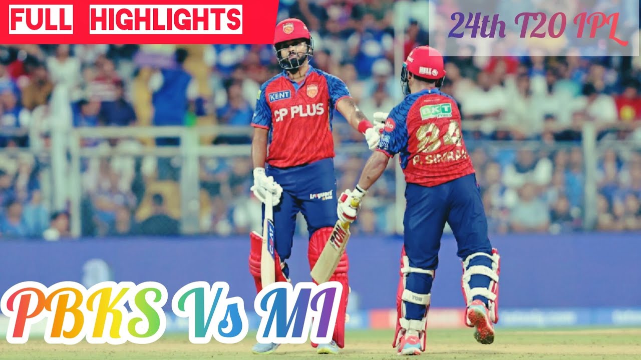 PBKS vs MI 24th Match IPL 2026 Highlights | IPL Highlights 2026 | Cricket ipl 2026 highlights today