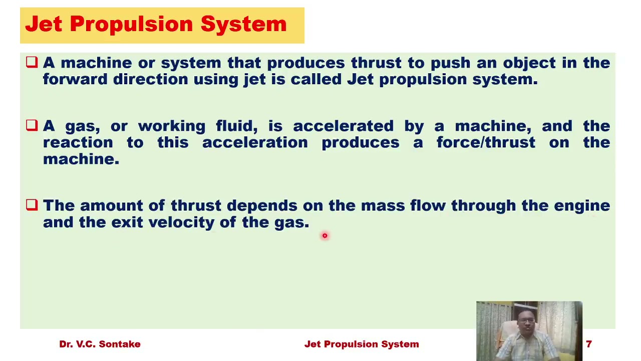 2 .2 -Jet Propulsion System -Principle And Classification