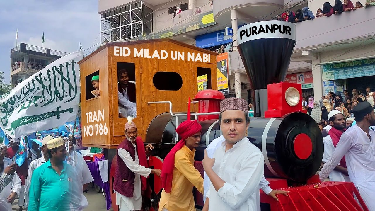 12 bi Sharif juloos Puranpur | बारहवीं शरीफ मे सजाया पूरनपुर को | Eid milad un nabi juloos |puranpur