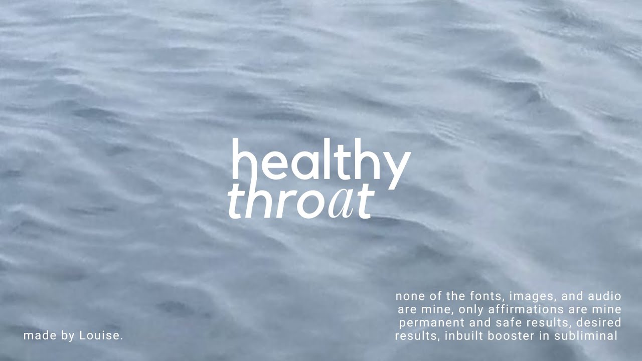 ( ridiculously powerful! ) heal sore throat subliminal.