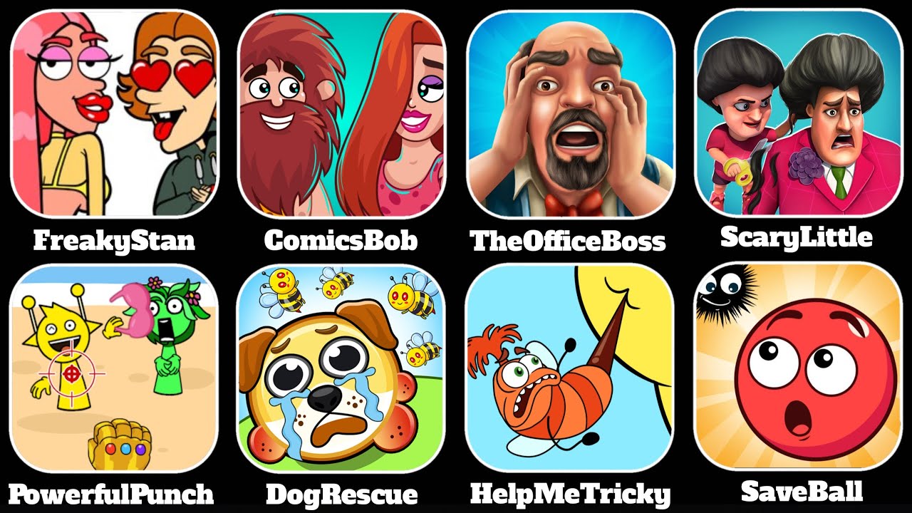 FreakyStan, ComicsBob, TheOfficeBossPrank, ScaryLittlePrank, PowerfulPunch, DogRescue VeniX GamePlay