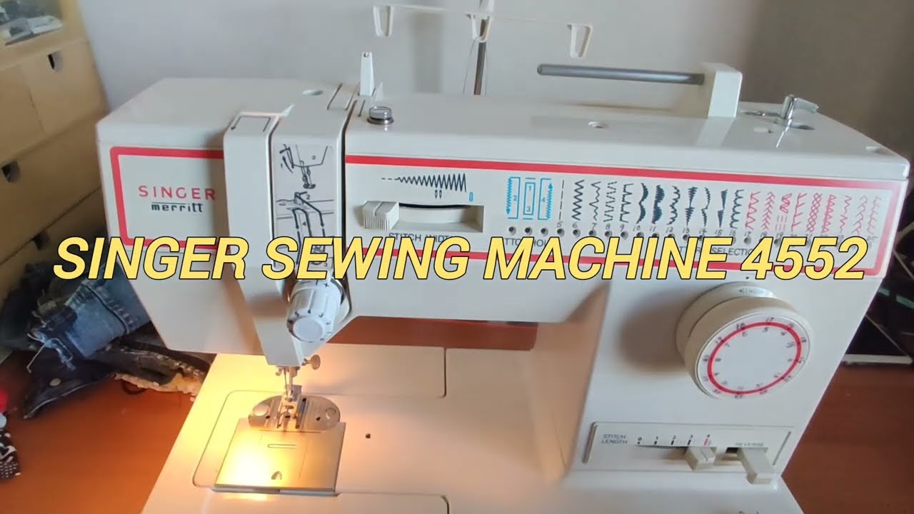 Singer Sewing Machine 4552 Function Test