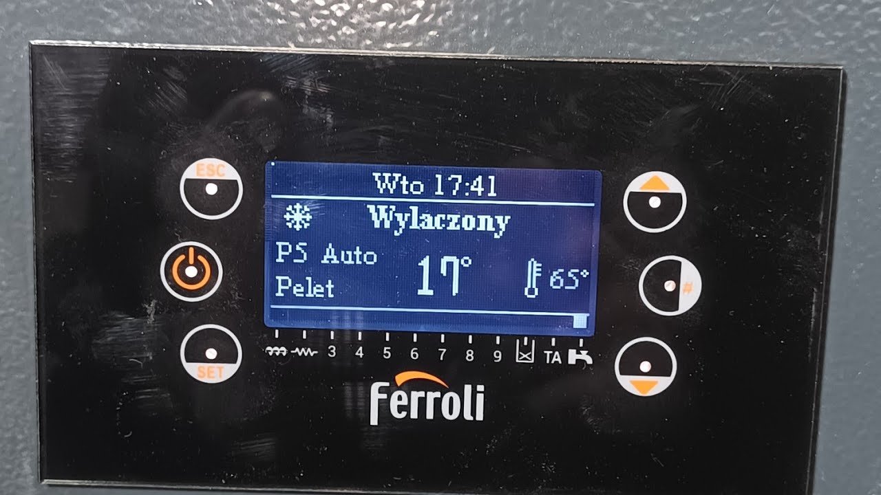 Ustawienia kotła Ferroli bio pellet pro w instalacji z dwoma pompami